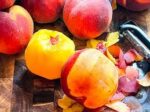 what is the easiest way to peel peaches